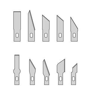 Ersatzklingen-Set für Präzisionsmesser