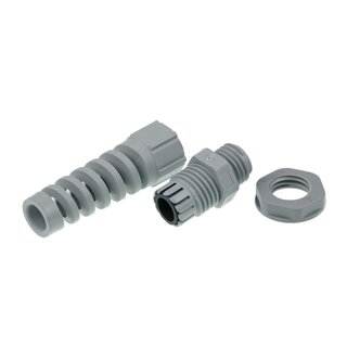Cable gland with bend protection 7mm