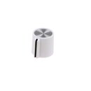 Knob with nose 13mm white