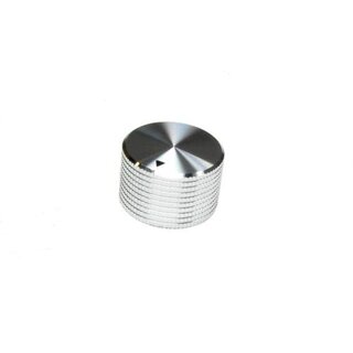 Aluminium knob 25mm ripple