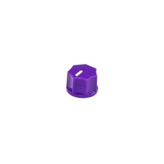 Fluted knob 15mm purple