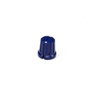 Ribbed knob dark blue15mm