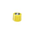 Fluted Silver Center 16mm yellow