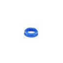 Plastic hex nut 7/16 blue