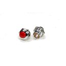 Pushbutton momentary switch SPDT red