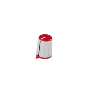 Spannzangenknopf grau/rot 15mm Zeiger