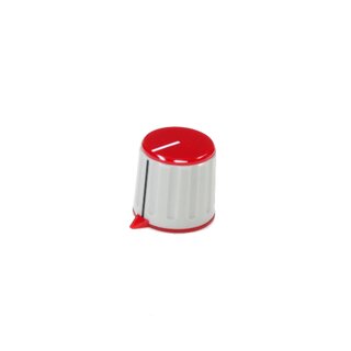 Spannzangenknopf grau/rot 21mm Zeiger