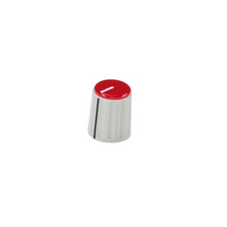 Clamp knob gray/red 15mm