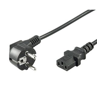 Mains Power cable 1,5m black