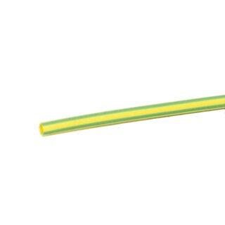 Heat shrink tube 3,2->1,6mm yellow/green 1m
