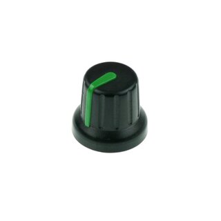 Pushknob 16mm green D-shaft