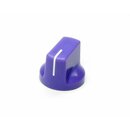 Pointer knob purple 6mm knurled