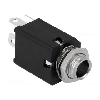 6,3mm Mono jack with switch