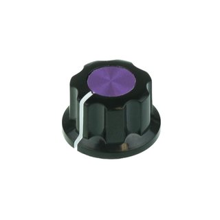 Black Fluted Purple anodized Center 20mm